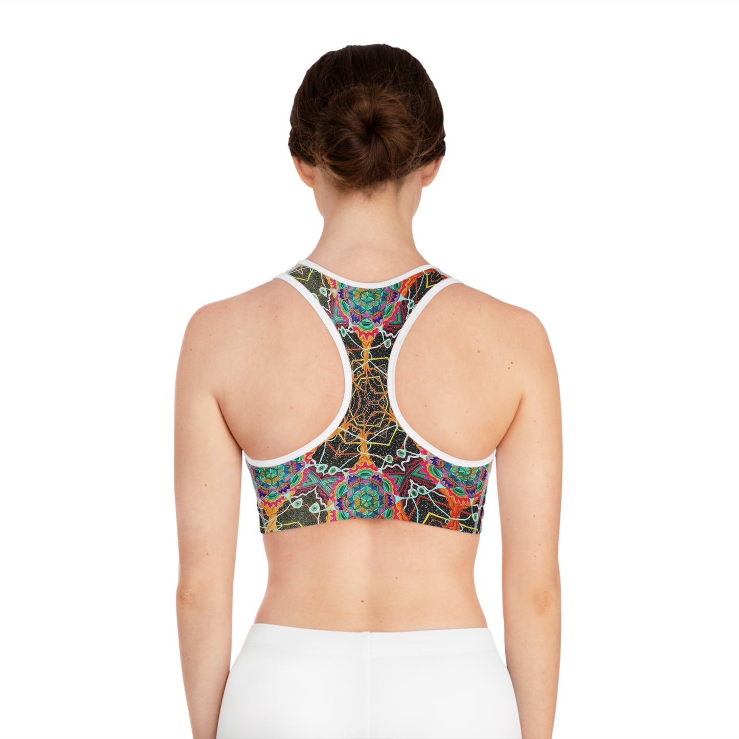 "Triangle Dangle" Sports Bra