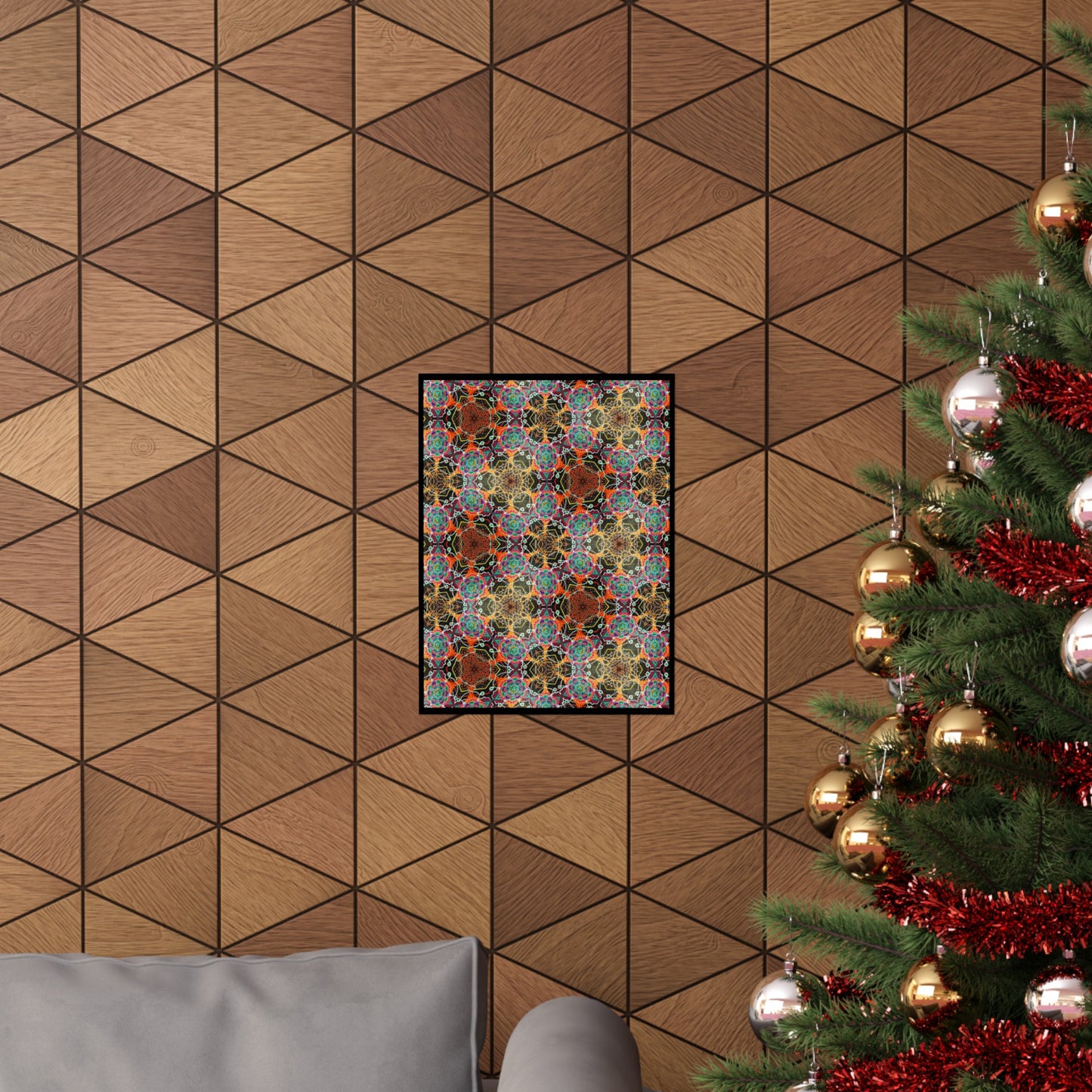 "Triangle Dangle" Matte Vertical Posters