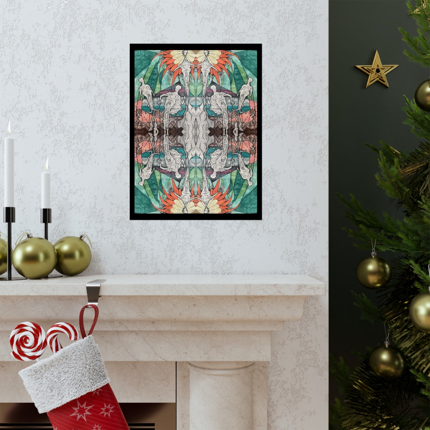 "Flowery People" Matte Vertical Posters