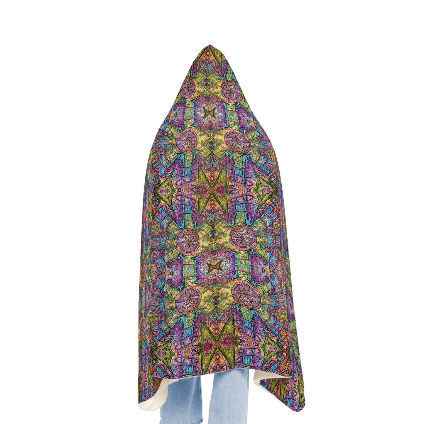 "Swizzles" Super Comfy Hooded Blanket